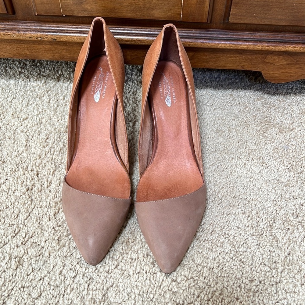 Jeffrey Campbell x Free people SZ 10, two tone heels.